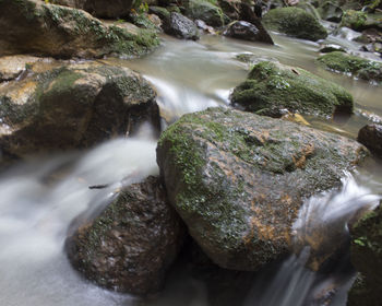 Close-up of flowing water