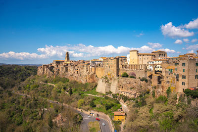 View of old ruins against sky