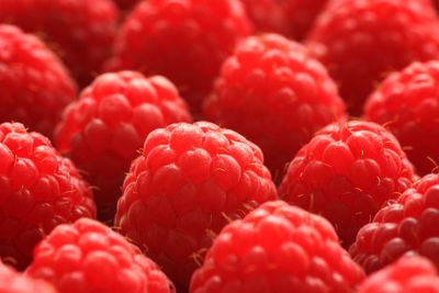 Full frame shot of strawberries