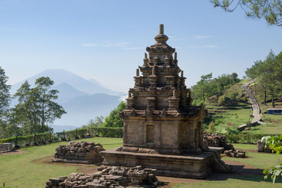 View of temple against sky