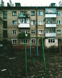 Residential buildings in city