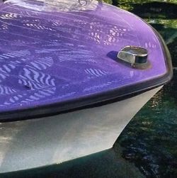 High angle view of reflection in water