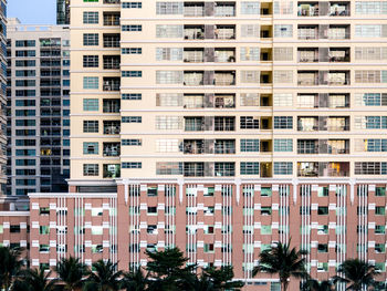 Full frame shot of apartment building