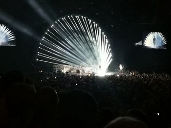 Crowd at music concert
