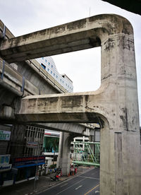 Low angle view of historical building