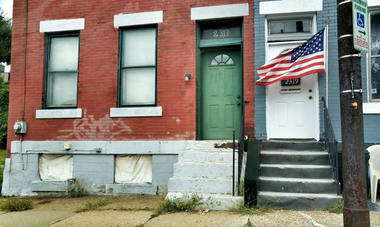 building exterior, architecture, built structure, window, door, entrance, building, closed, red, city, facade, day, outdoors, exterior, safety, brick wall, wall - building feature, protection, gate, old