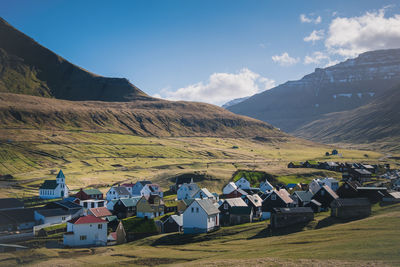 Gjógv village, faroe islands