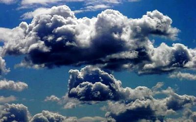 Low angle view of cloudy sky