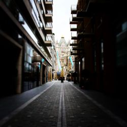 Street amidst buildings in city