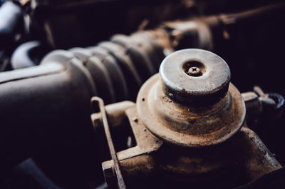 Engine of an old car