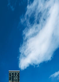Low angle view of cloudy sky