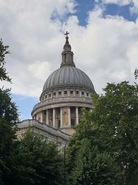 Low angle view of cathedral against sky