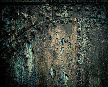 Full frame shot of old weathered wall