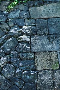 Full frame shot of stone wall