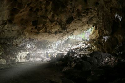 Scenic view of rock formations