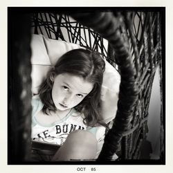 Portrait of young woman