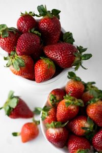 Close-up of strawberries
