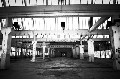 Interior of old abandoned building