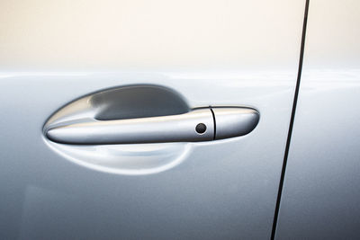 Close-up of car door