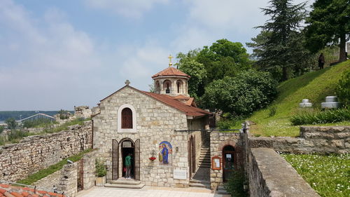 Small old christian church