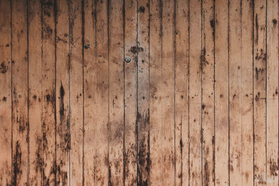 Full frame shot of wooden door