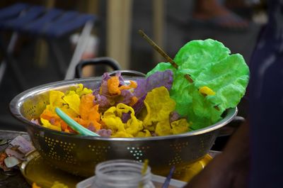 Close-up of vegetables in bowl