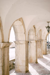 Interior of historic building