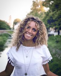 Portrait of a smiling young woman