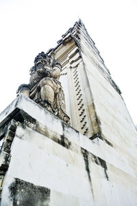 Low angle view of statue