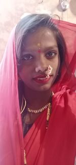 Portrait of beautiful woman