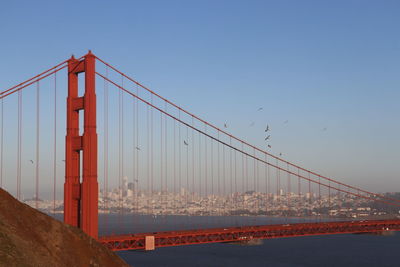 View of golden gate bridge against sky