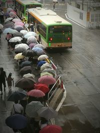 Cars on street