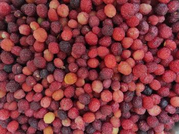 Full frame shot of strawberries