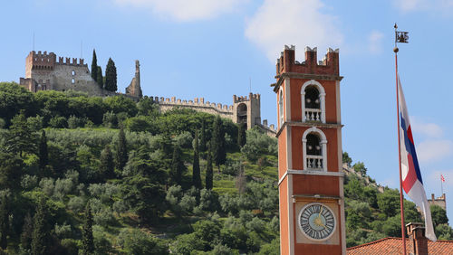 Panoramic view of church against sky
