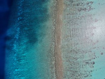 Drone photo ocean reef