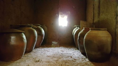 Illuminated lamp in row