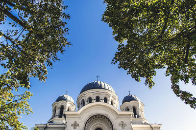 Low angle view of a temple