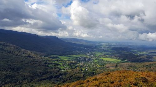 Scenic view of landscape against sky