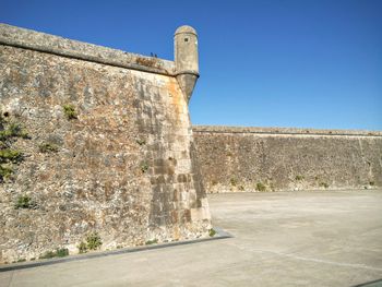 Built structure against clear blue sky