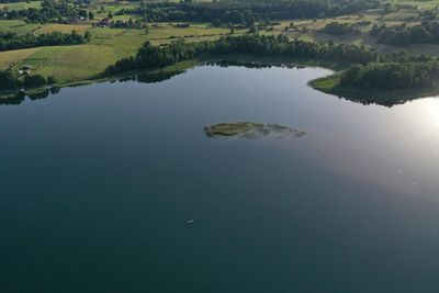 Scenic view of lake