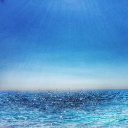 Scenic view of calm sea against sky