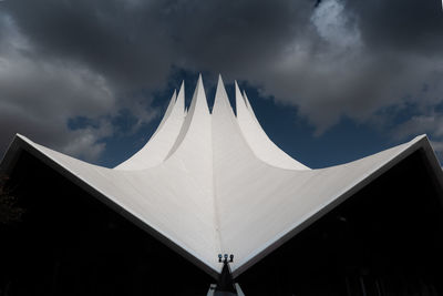 Low angle view of building against sky