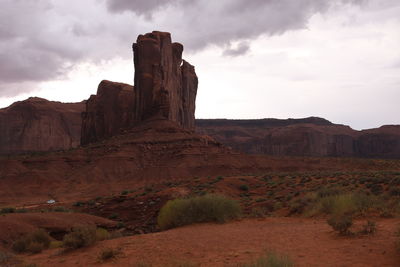 View of rock formations