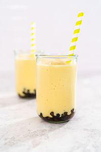 Close-up of drink on table