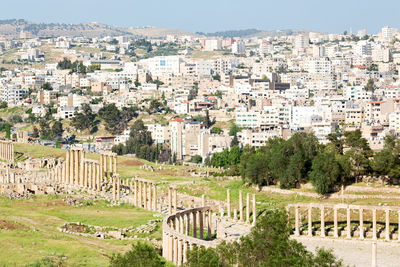 Panoramic shot of townscape