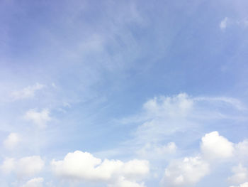 Low angle view of clouds in sky