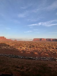 Scenic view of landscape against sky