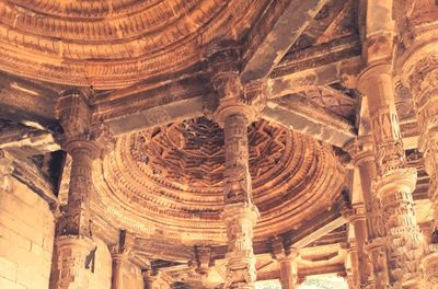 Low angle view of a temple