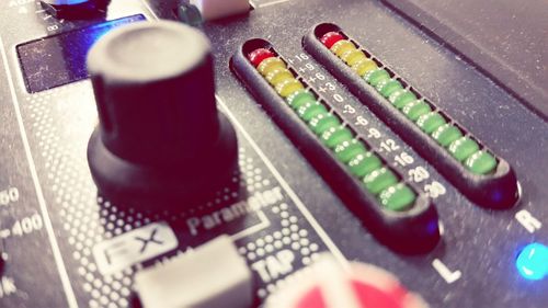 Close-up of multi colored objects