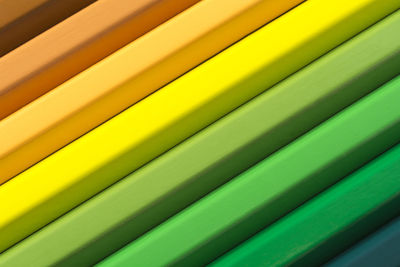 Close-up of colored pencils